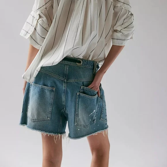 We The Free Moxie Barrel Shorts NWOT Size 28 - Picture 4 of 11